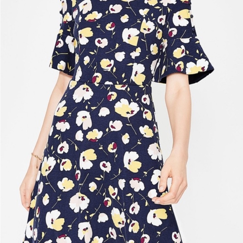 BODEN Floral Navy Dress size 6